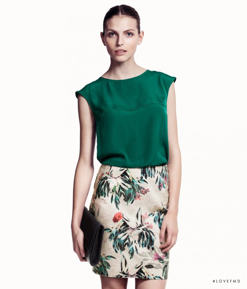 Karlina Caune featured in  the H&M catalogue for Spring/Summer 2013