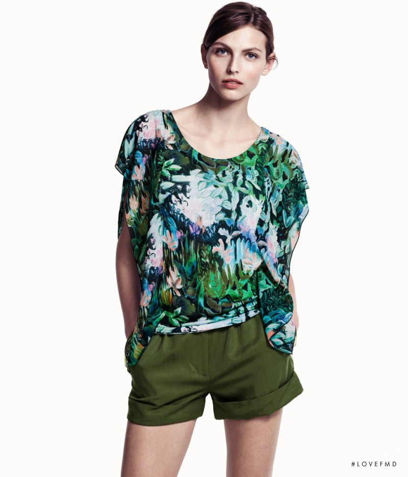 Karlina Caune featured in  the H&M catalogue for Spring/Summer 2013