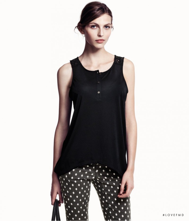 Karlina Caune featured in  the H&M catalogue for Spring/Summer 2013