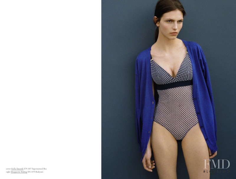 Karlina Caune featured in  the Stella McCartney Lingerie lookbook for Spring/Summer 2015