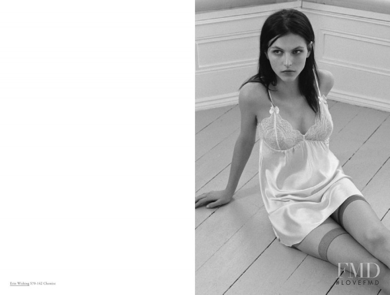 Karlina Caune featured in  the Stella McCartney Lingerie lookbook for Spring/Summer 2015