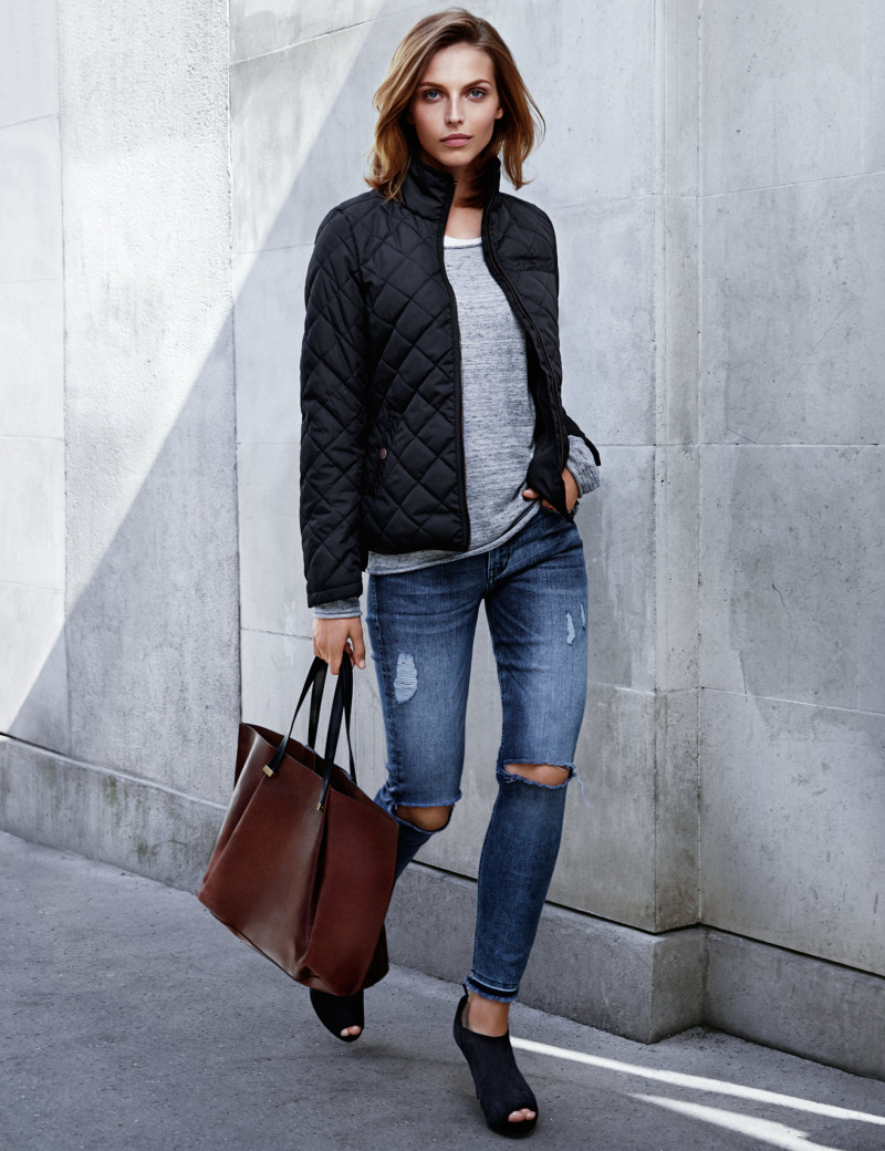 Karlina Caune featured in  the H&M lookbook for Autumn/Winter 2014