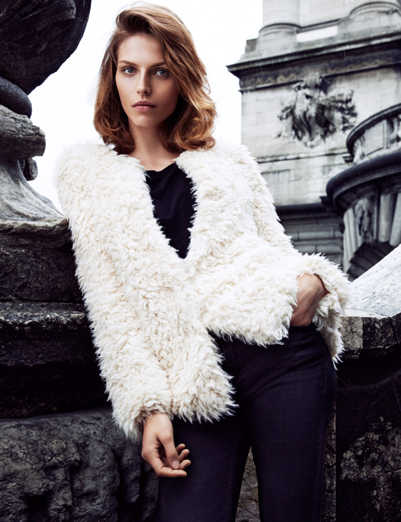 Karlina Caune featured in  the H&M lookbook for Autumn/Winter 2014