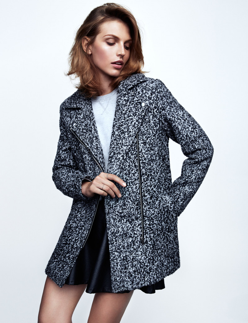 Karlina Caune featured in  the H&M lookbook for Autumn/Winter 2014