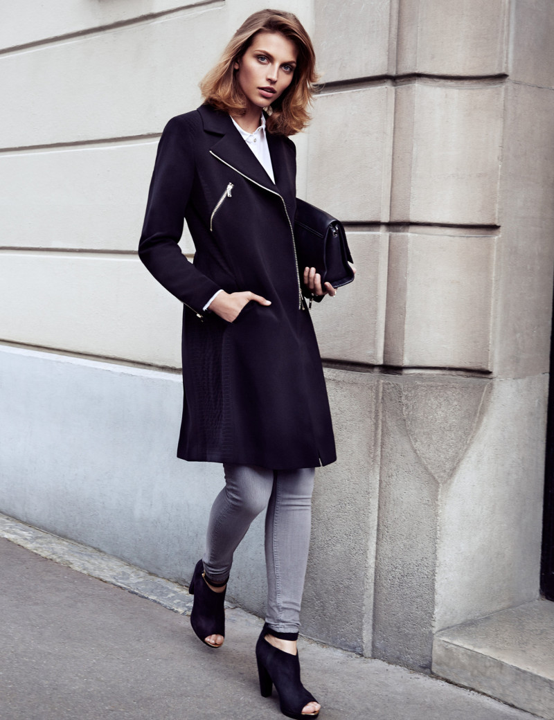 Karlina Caune featured in  the H&M lookbook for Autumn/Winter 2014