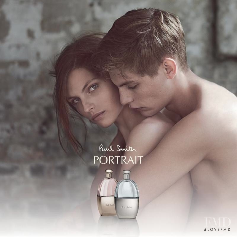 Karlina Caune featured in  the Paul Smith Portrait Fragrance advertisement for Autumn/Winter 2013