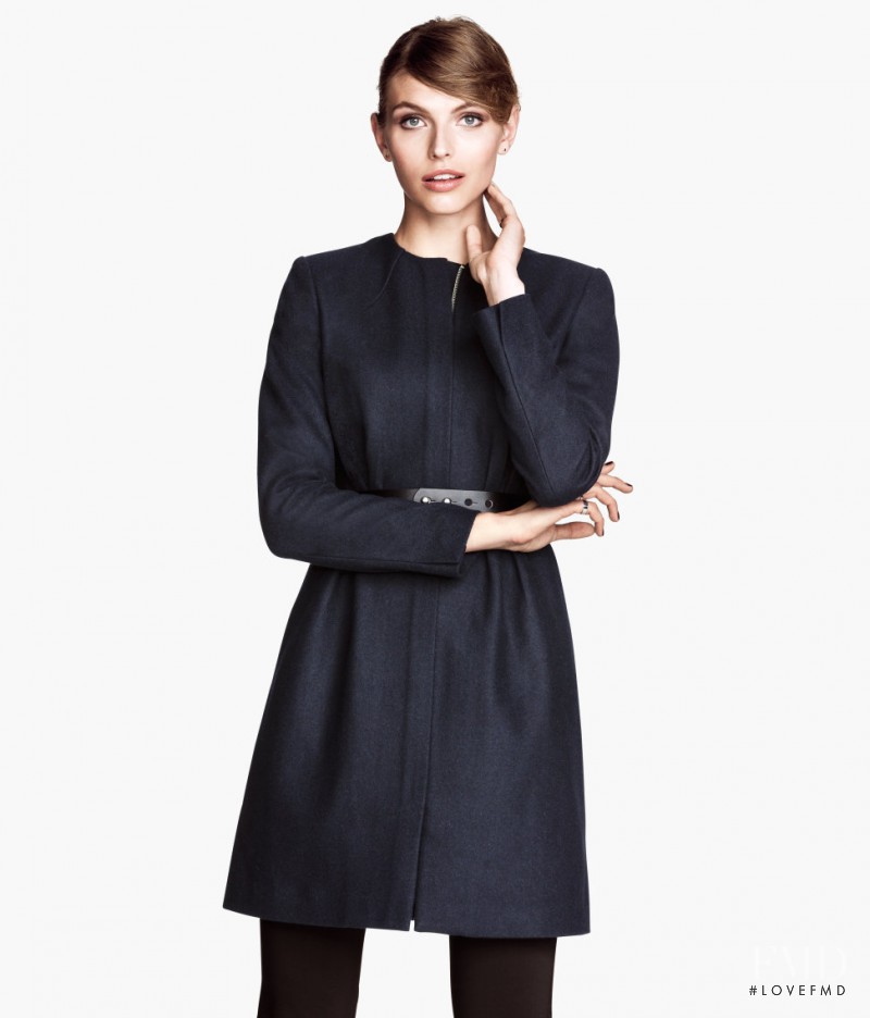 Karlina Caune featured in  the H&M catalogue for Autumn/Winter 2013