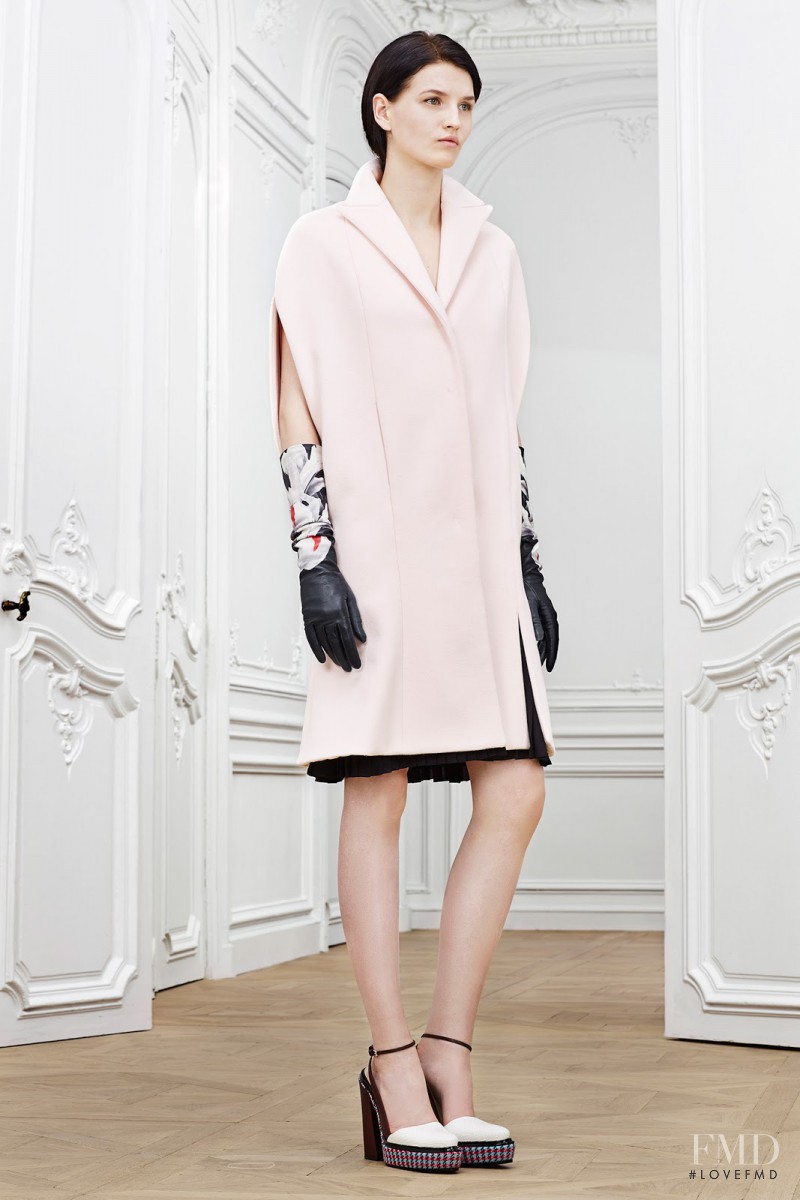 Katlin Aas featured in  the Christian Dior fashion show for Pre-Fall 2014