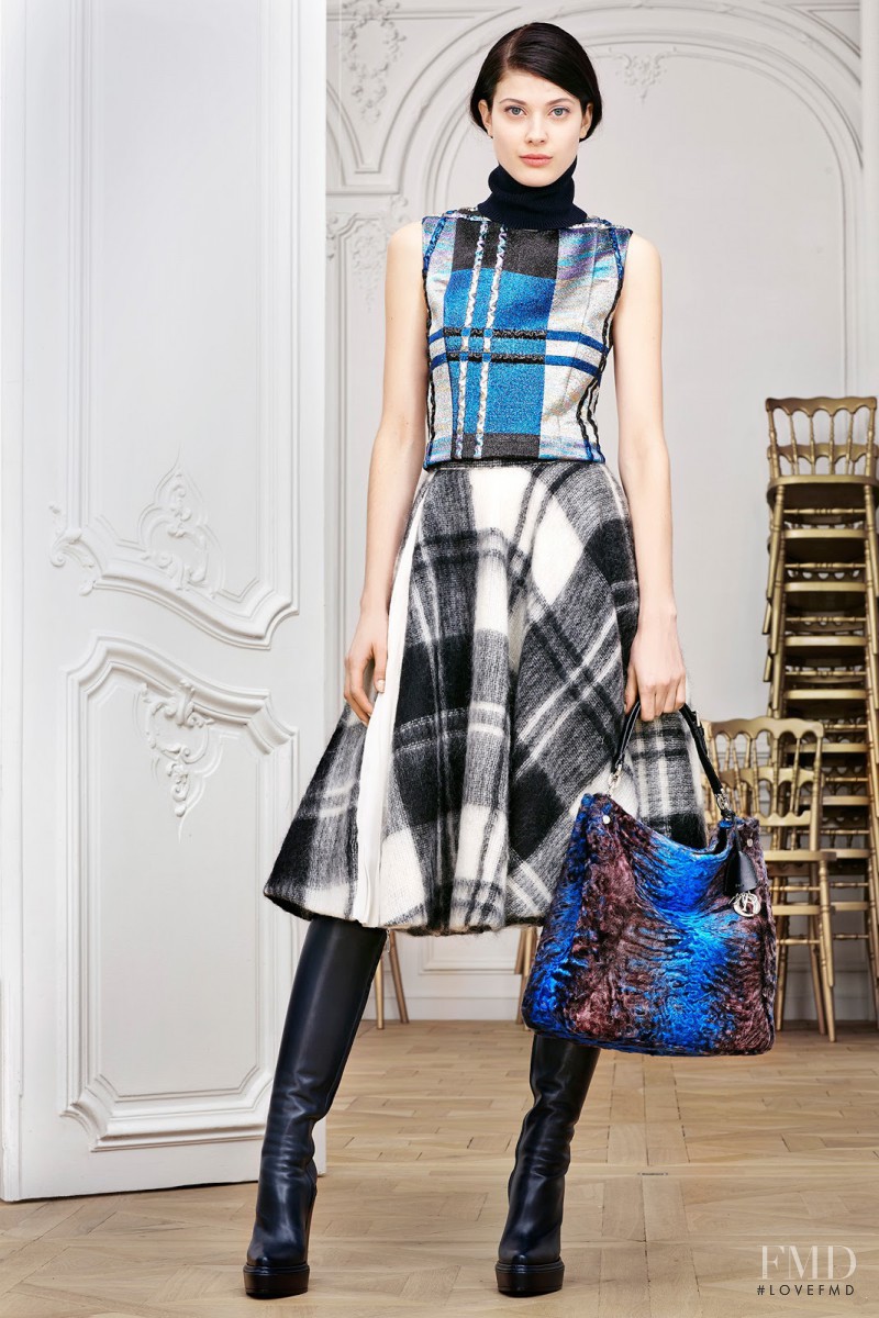 Larissa Hofmann featured in  the Christian Dior fashion show for Pre-Fall 2014