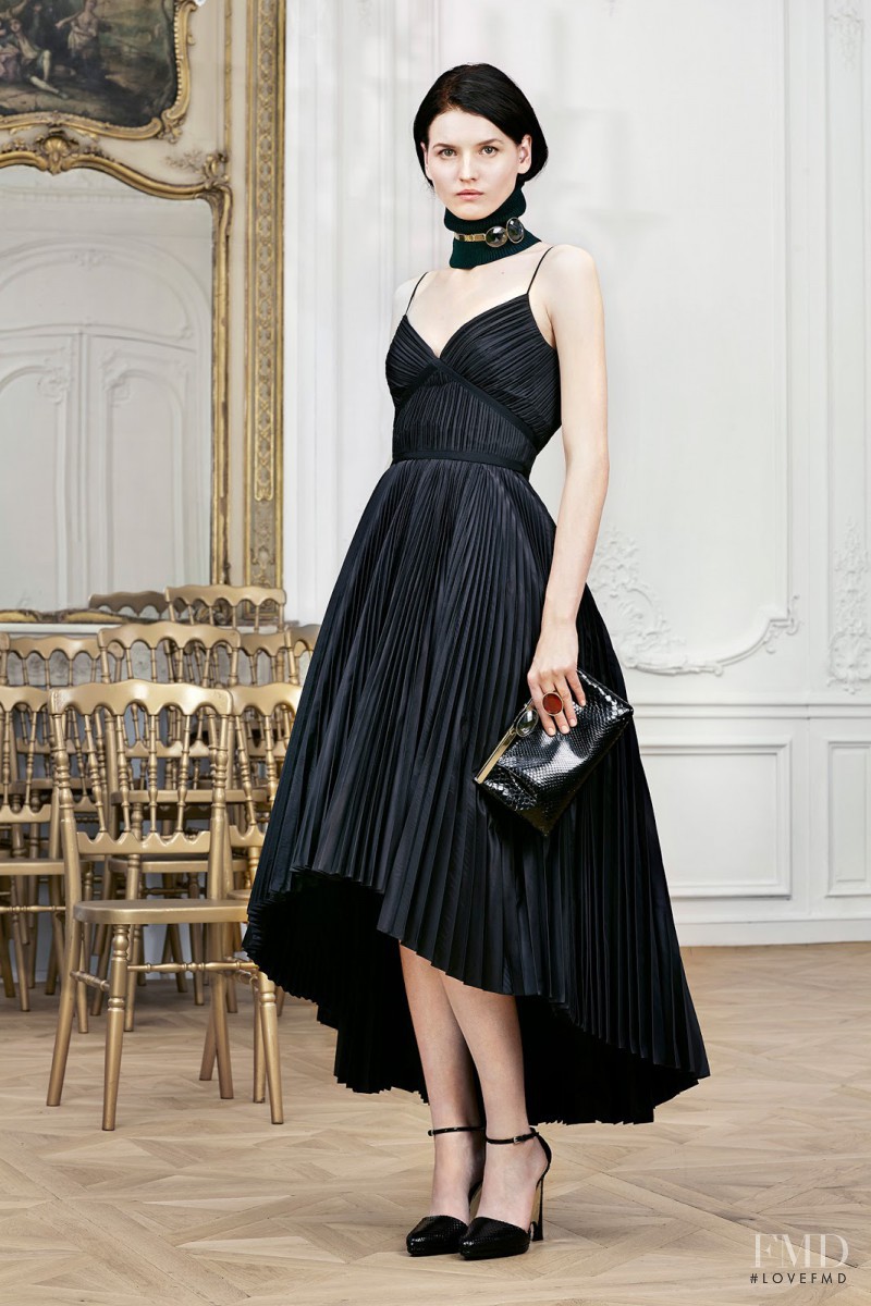 Katlin Aas featured in  the Christian Dior fashion show for Pre-Fall 2014