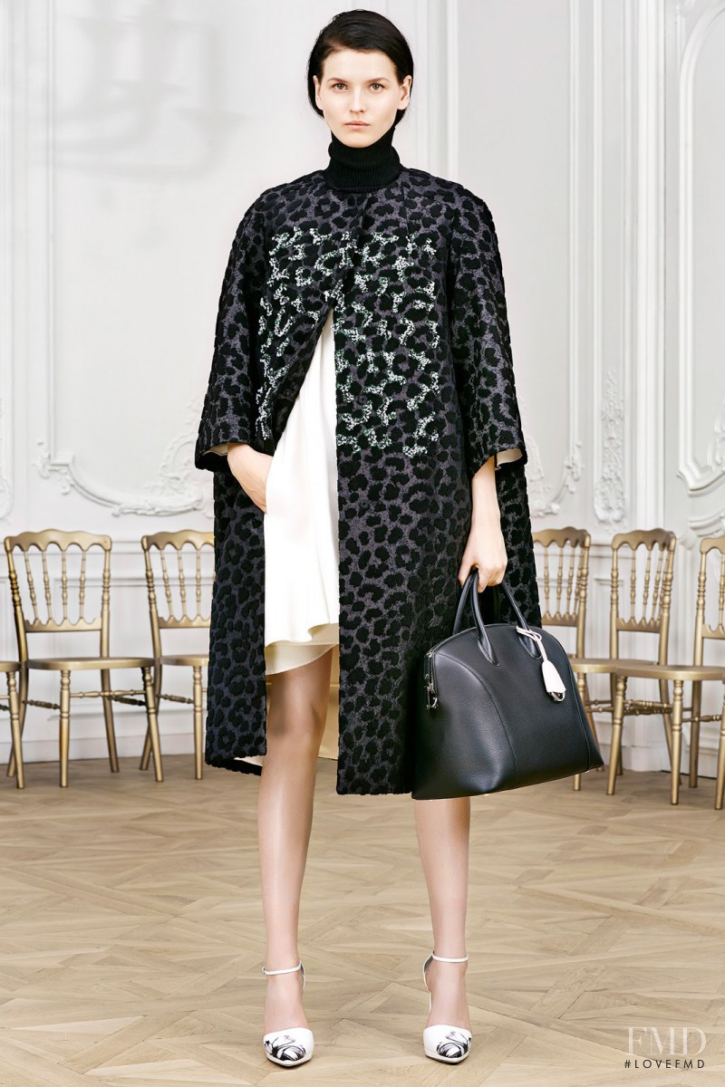 Katlin Aas featured in  the Christian Dior fashion show for Pre-Fall 2014