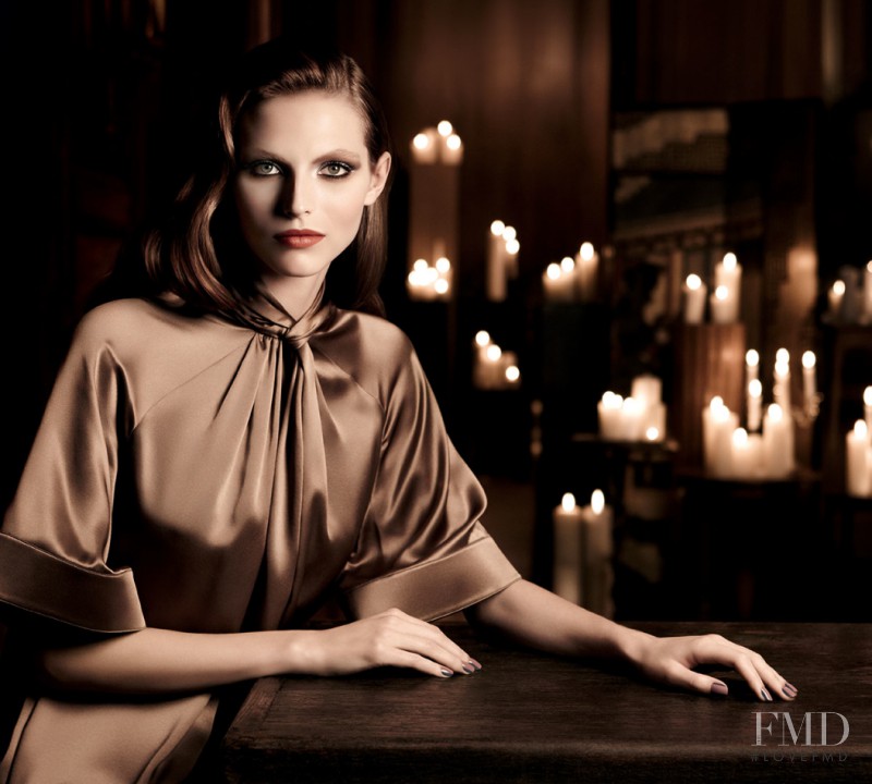 Karlina Caune featured in  the Givenchy Beauty Soir D’Exception  advertisement for Fall 2013