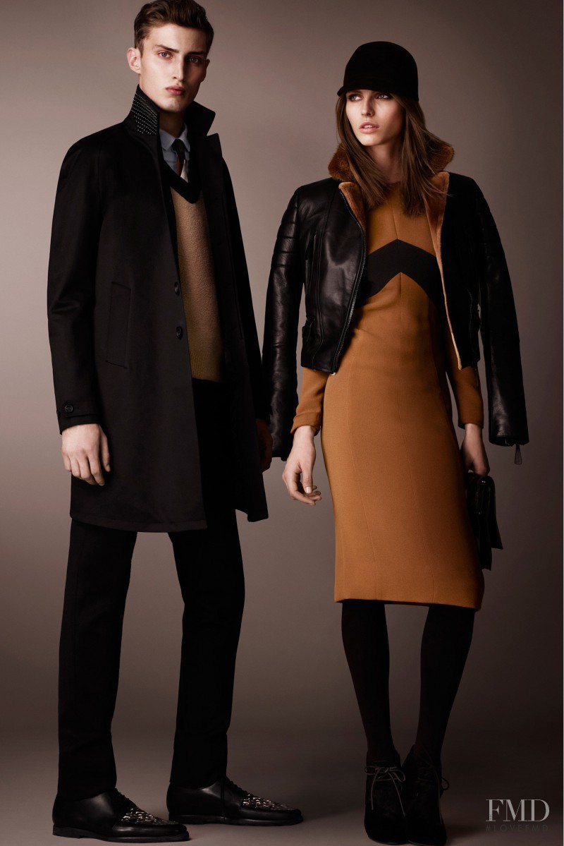 Karlina Caune featured in  the Burberry Prorsum lookbook for Pre-Fall 2013