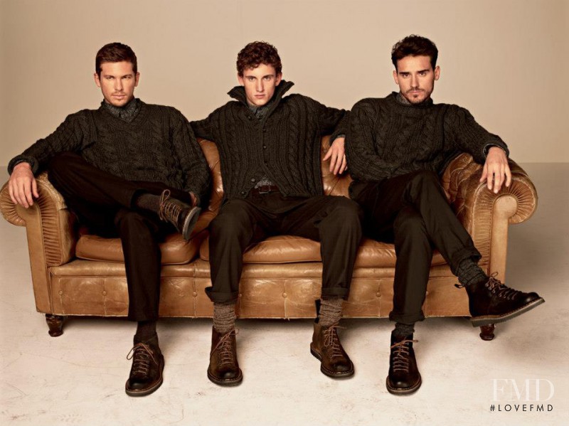 Adam Senn featured in  the Dolce & Gabbana advertisement for Autumn/Winter 2013