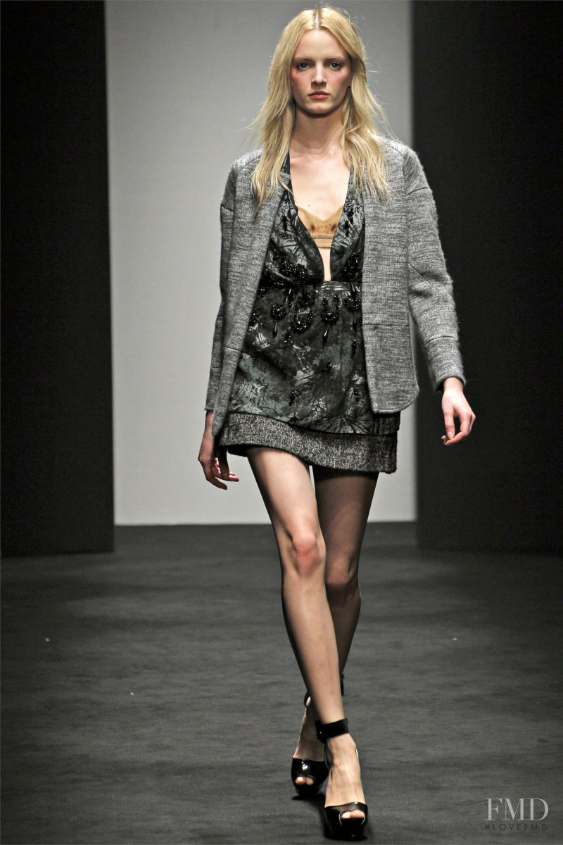 Daria Strokous featured in  the N° 21 fashion show for Autumn/Winter 2012