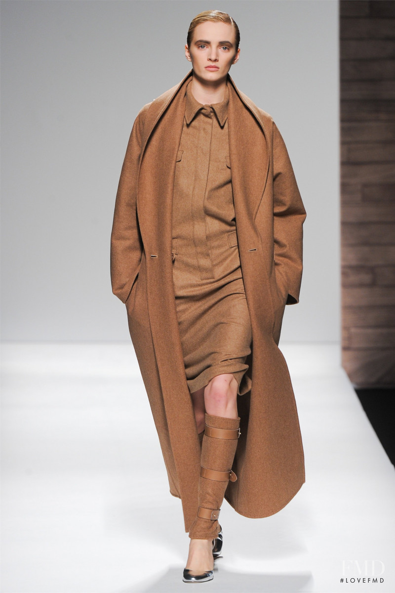 Daria Strokous featured in  the Max Mara fashion show for Autumn/Winter 2012