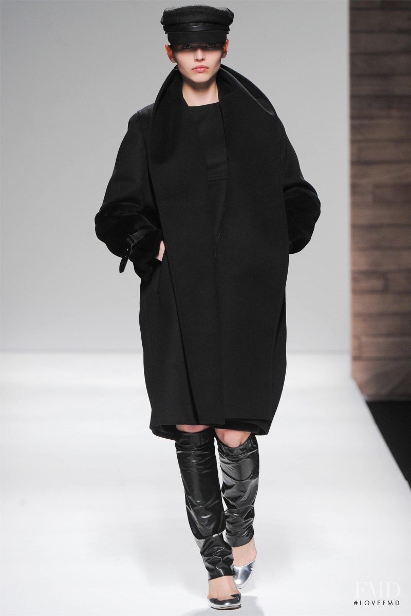 Karlina Caune featured in  the Max Mara fashion show for Autumn/Winter 2012