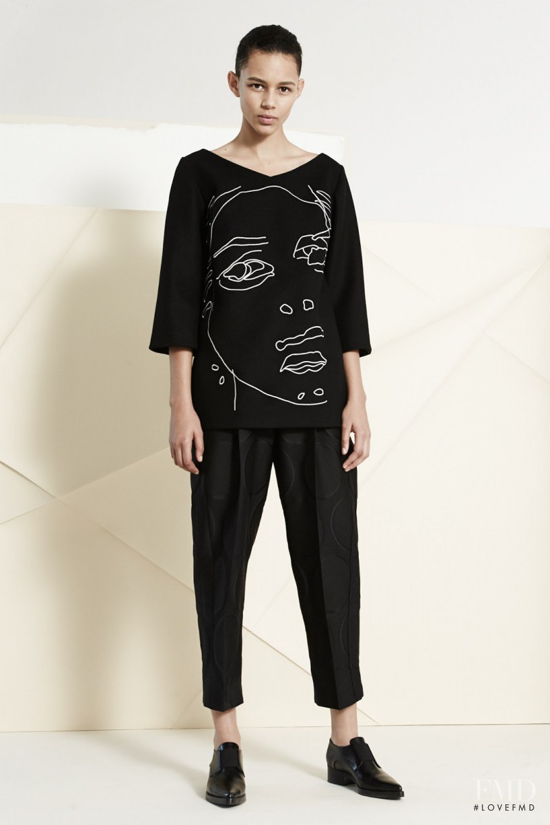 Binx Walton featured in  the Stella McCartney fashion show for Pre-Fall 2014