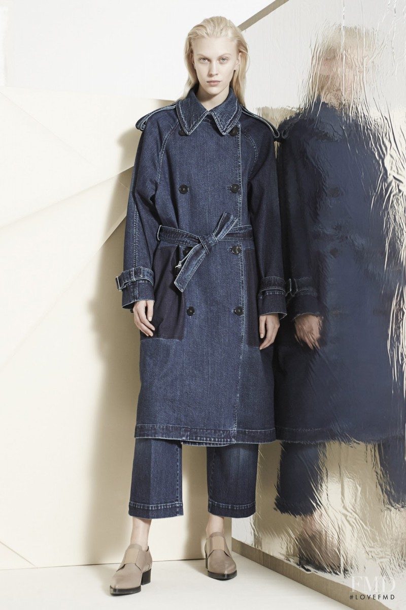 Juliana Schurig featured in  the Stella McCartney fashion show for Pre-Fall 2014