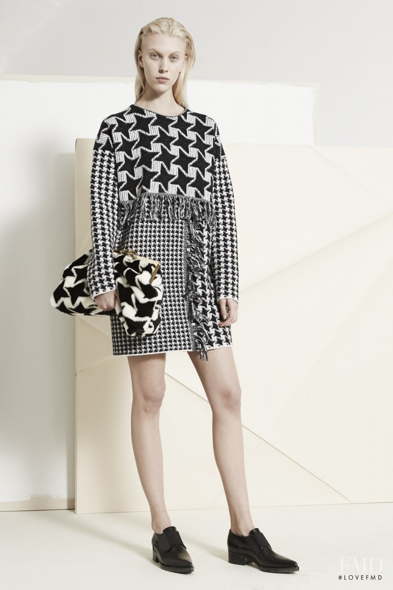 Juliana Schurig featured in  the Stella McCartney fashion show for Pre-Fall 2014