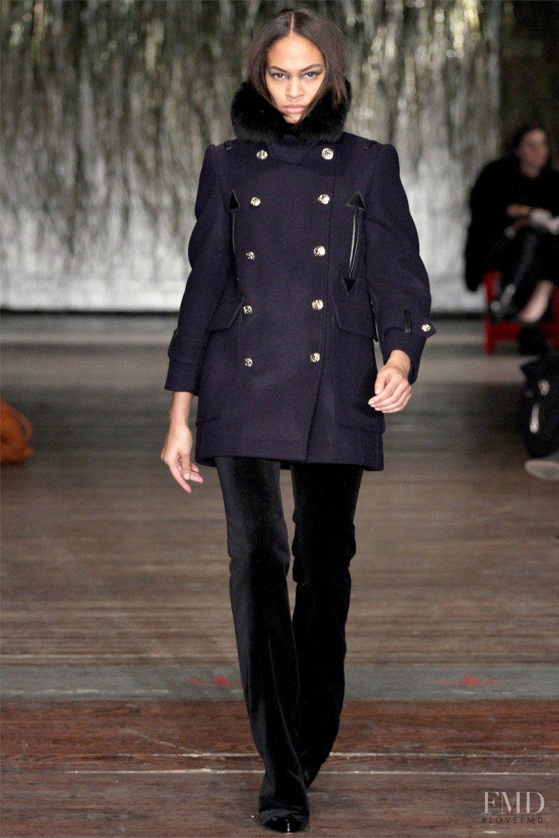 Joan Smalls featured in  the Altuzarra fashion show for Autumn/Winter 2012