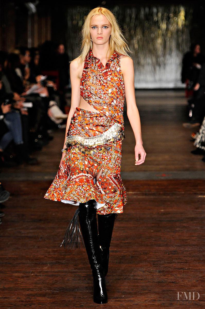 Daria Strokous featured in  the Altuzarra fashion show for Autumn/Winter 2012