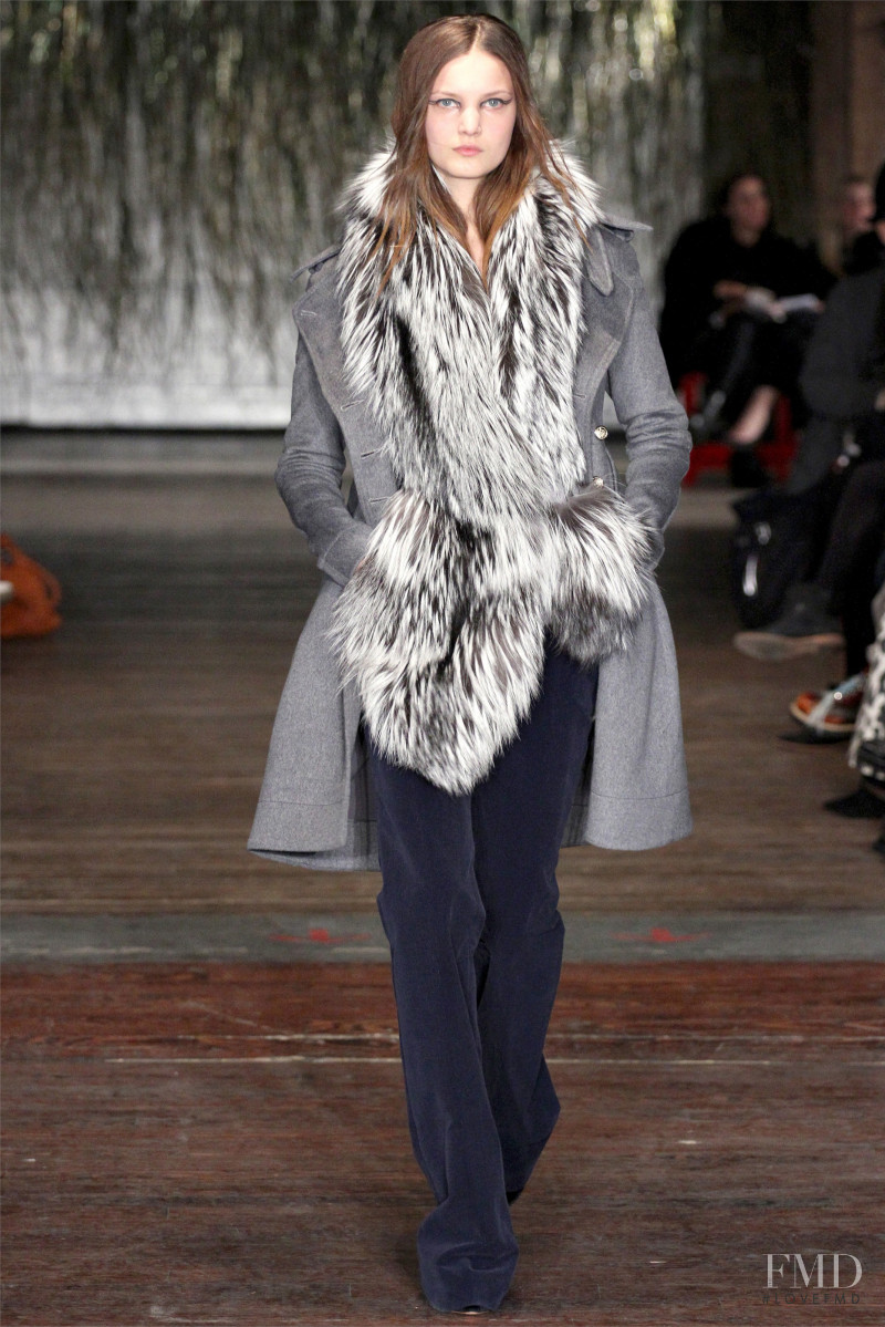 Nadine Ponce featured in  the Altuzarra fashion show for Autumn/Winter 2012