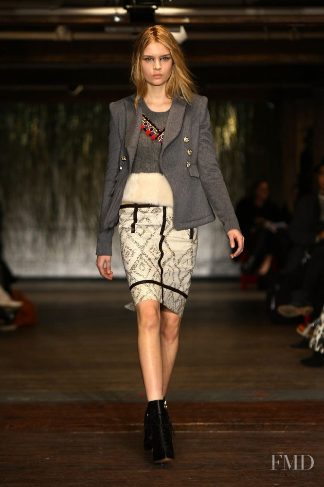 Josephine Skriver featured in  the Altuzarra fashion show for Autumn/Winter 2012