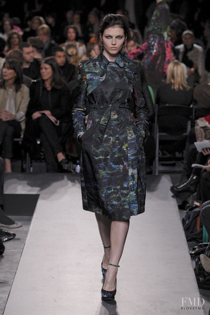 Karlina Caune featured in  the Erdem fashion show for Autumn/Winter 2011