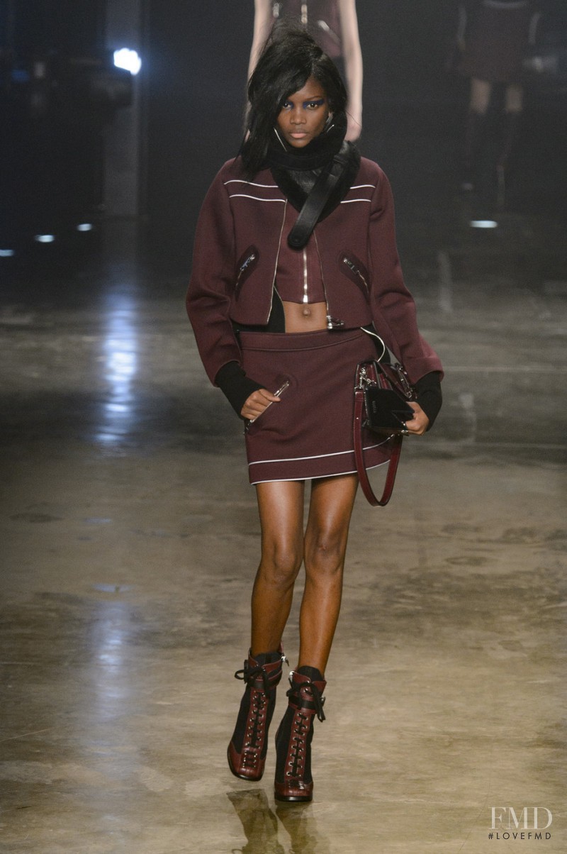 Elibeidy Dani featured in  the Versus fashion show for Autumn/Winter 2017