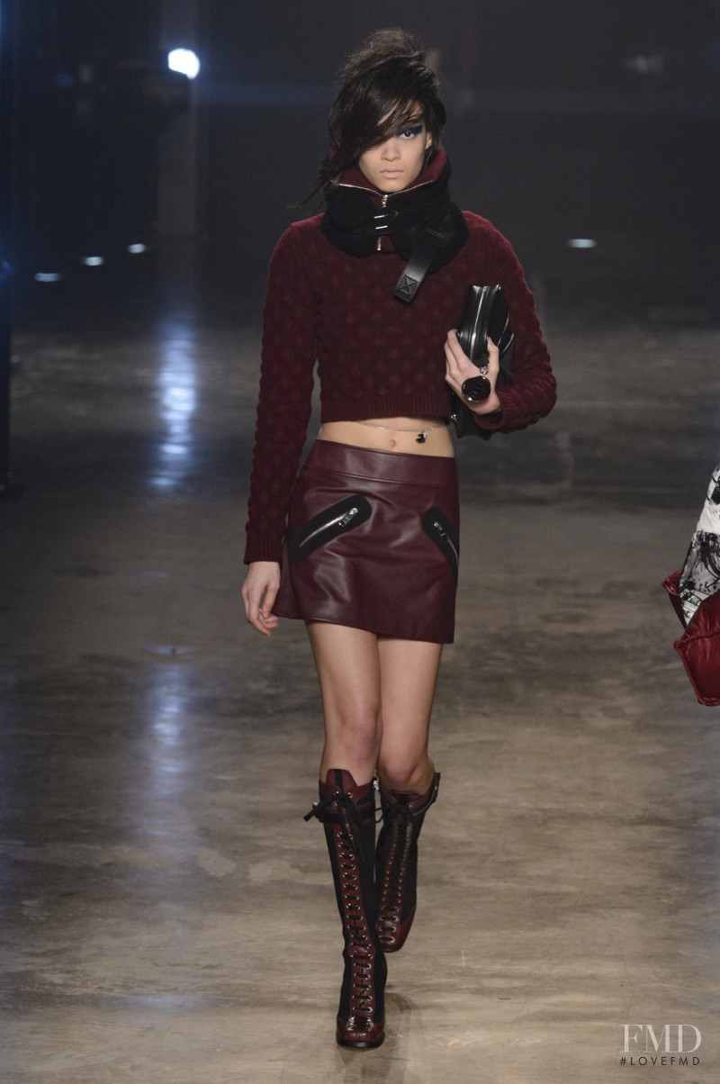 Noemie Abigail featured in  the Versus fashion show for Autumn/Winter 2017