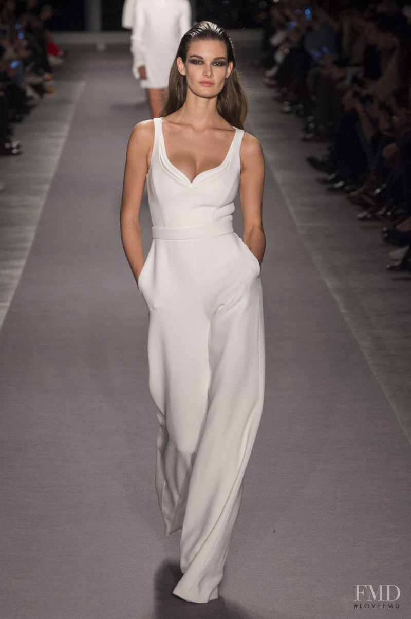 Ophélie Guillermand featured in  the Brandon Maxwell fashion show for Autumn/Winter 2017