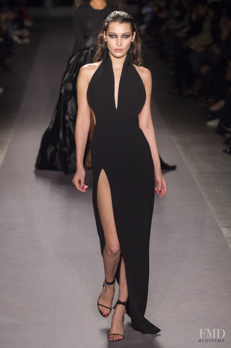 Bella Hadid featured in  the Brandon Maxwell fashion show for Autumn/Winter 2017