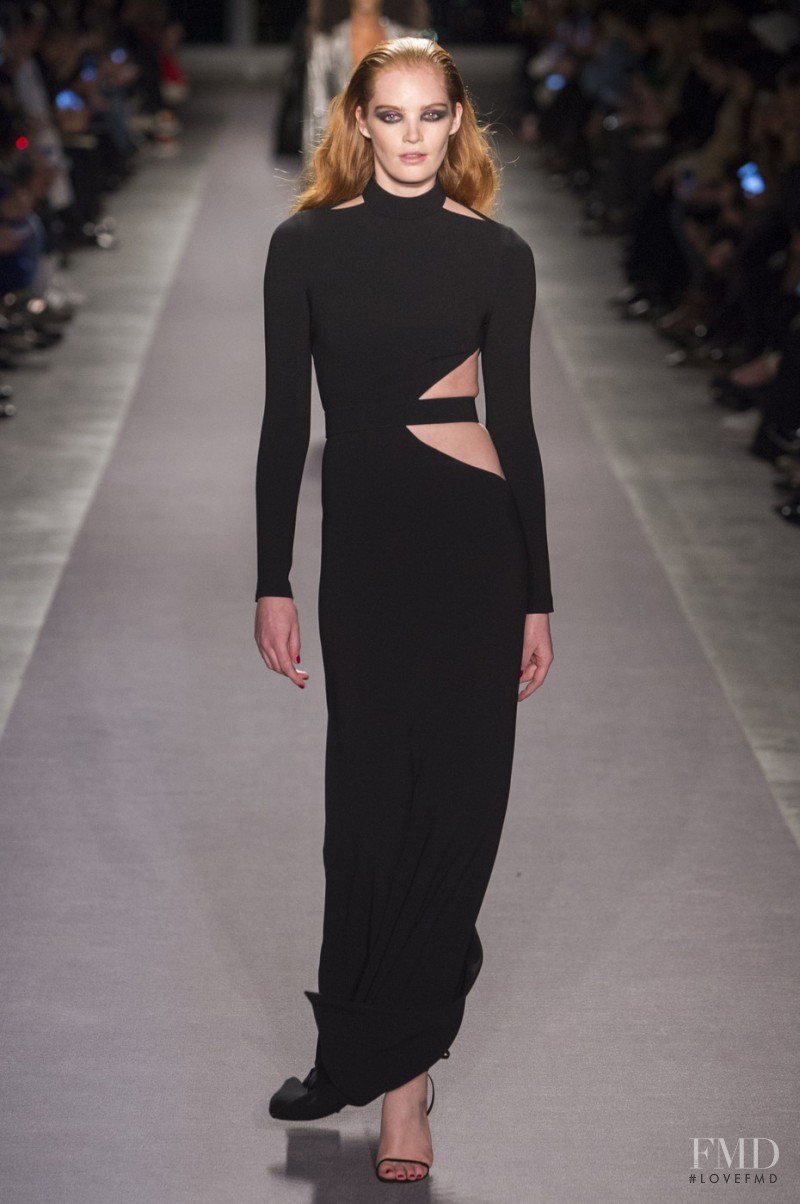 Alexina Graham featured in  the Brandon Maxwell fashion show for Autumn/Winter 2017