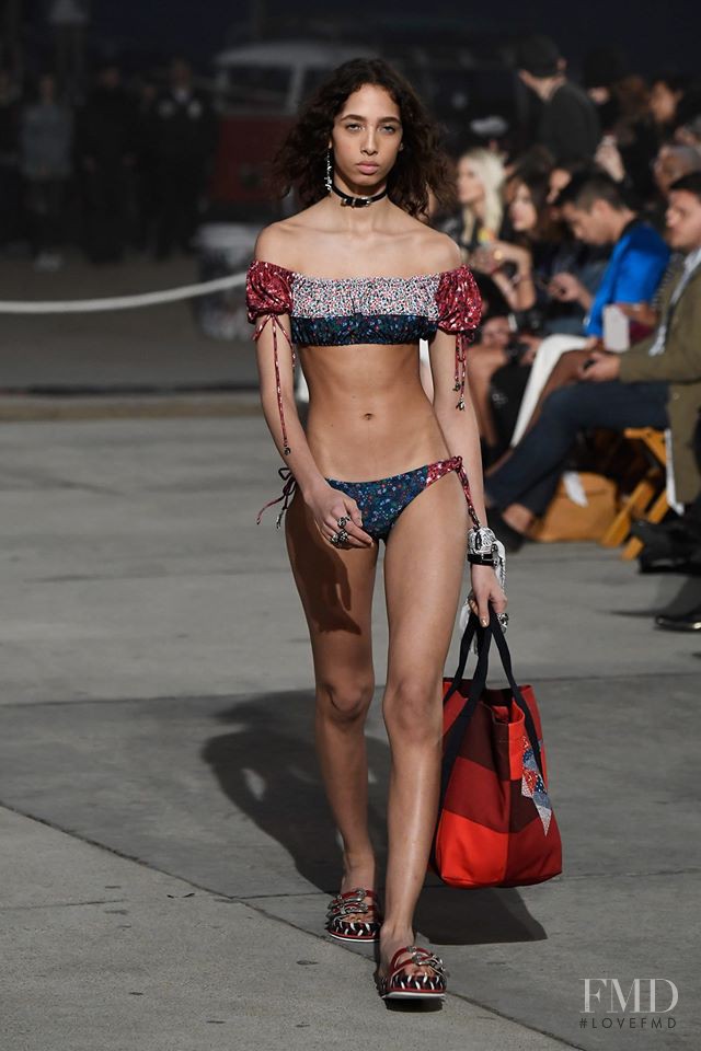 Yasmin Wijnaldum featured in  the Tommy Hilfiger fashion show for Spring/Summer 2017