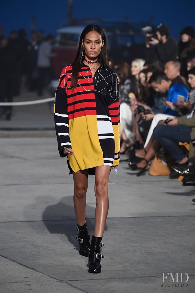 Joan Smalls featured in  the Tommy Hilfiger fashion show for Spring/Summer 2017