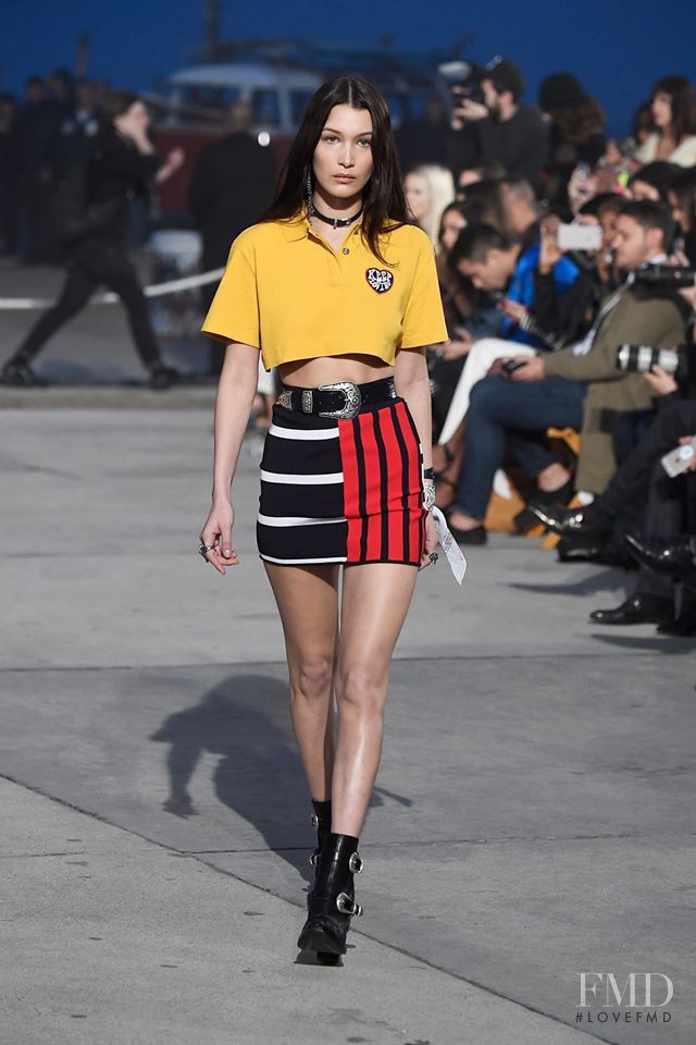 Bella Hadid featured in  the Tommy Hilfiger fashion show for Spring/Summer 2017