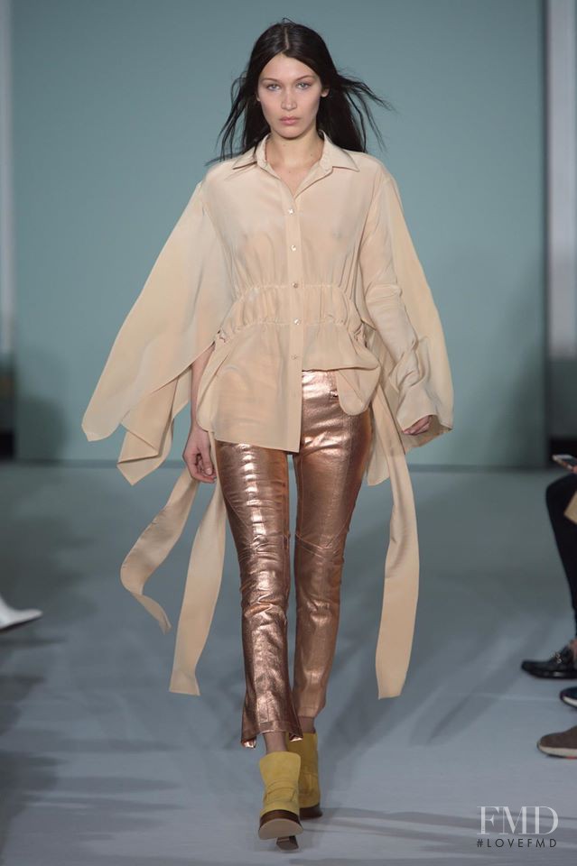 Bella Hadid featured in  the Sies Marjan fashion show for Autumn/Winter 2017