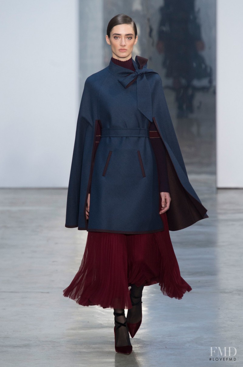 Amanda Googe featured in  the Carolina Herrera fashion show for Autumn/Winter 2017