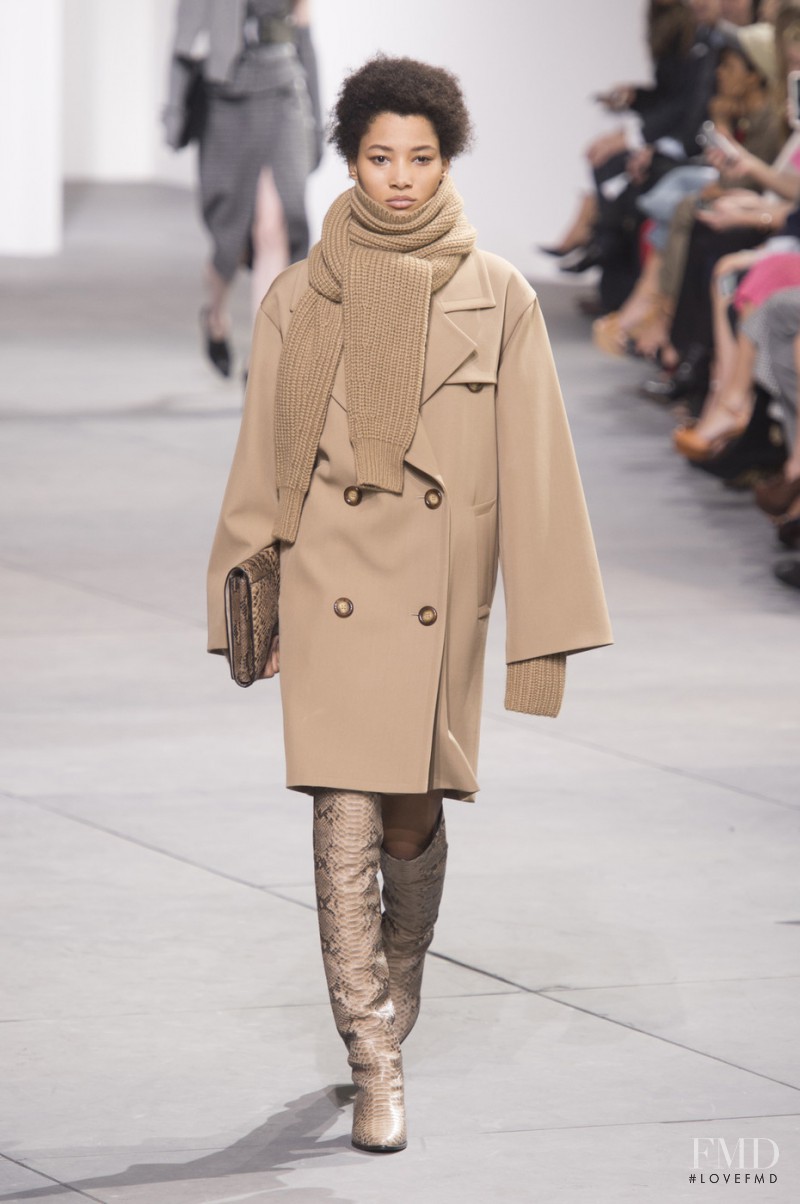 Lineisy Montero featured in  the Michael Kors Collection fashion show for Autumn/Winter 2017