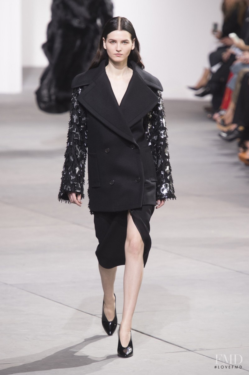 Katlin Aas featured in  the Michael Kors Collection fashion show for Autumn/Winter 2017