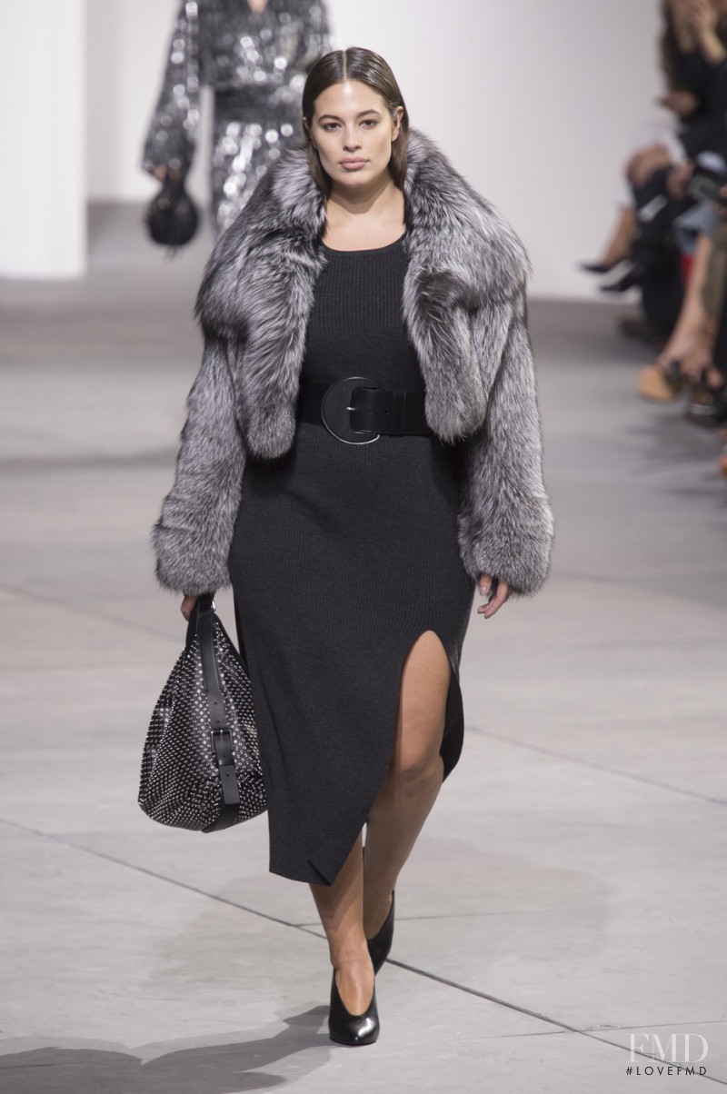 Ashley Graham featured in  the Michael Kors Collection fashion show for Autumn/Winter 2017