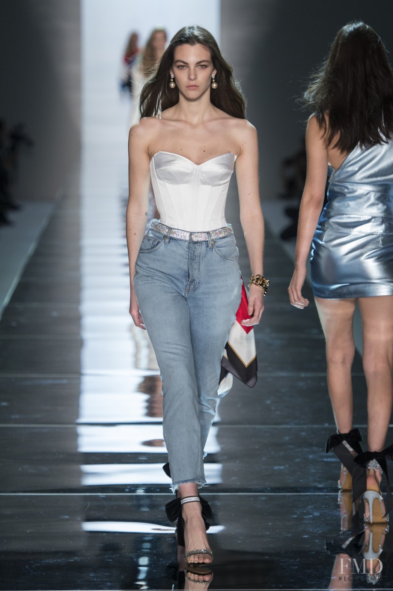 Vittoria Ceretti featured in  the Alexandre Vauthier fashion show for Spring/Summer 2017