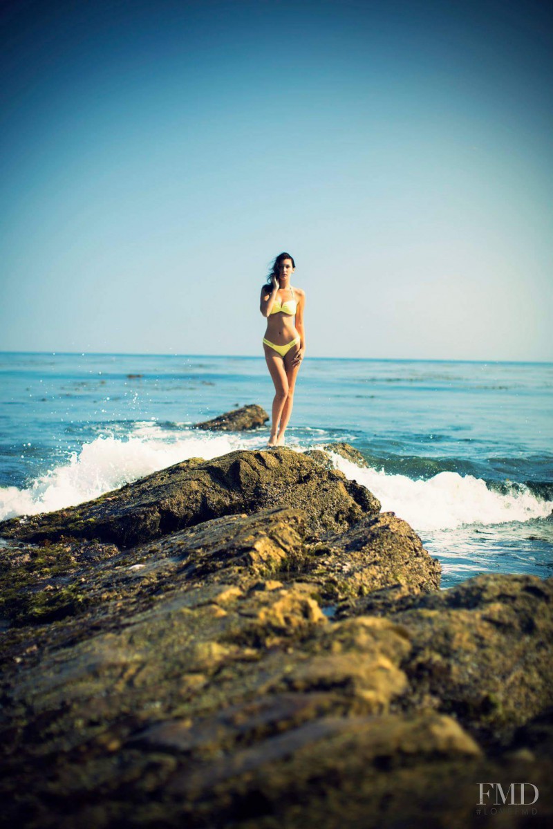 Bella Hadid featured in  the Frankies Bikinis lookbook for Spring/Summer 2014