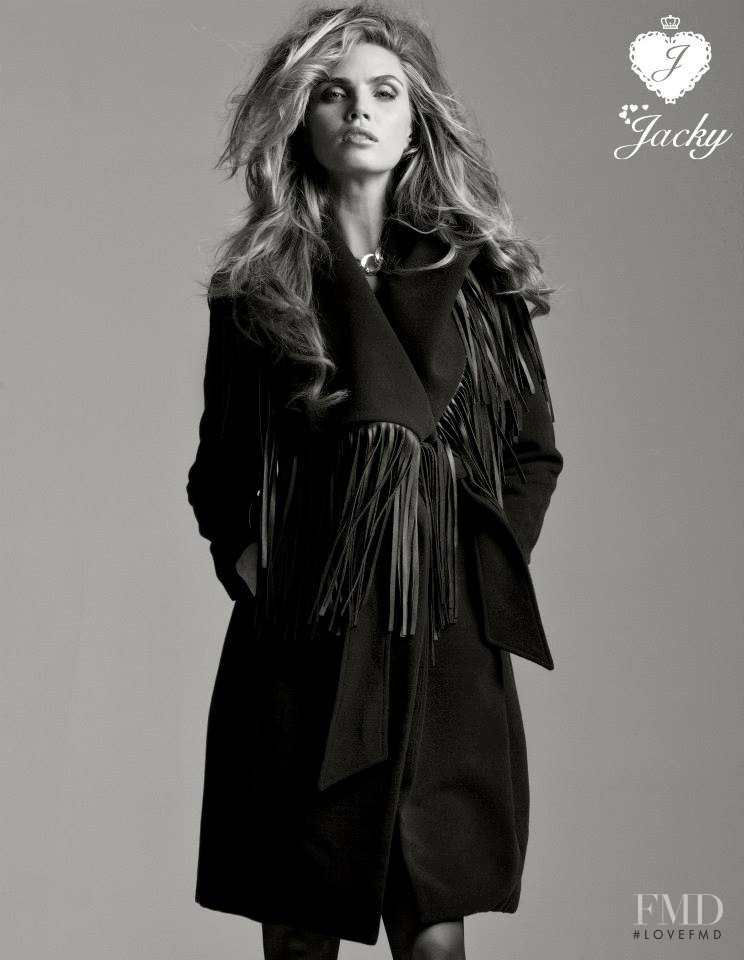 Kim Feenstra featured in  the Jacky Luxury advertisement for Autumn/Winter 2013