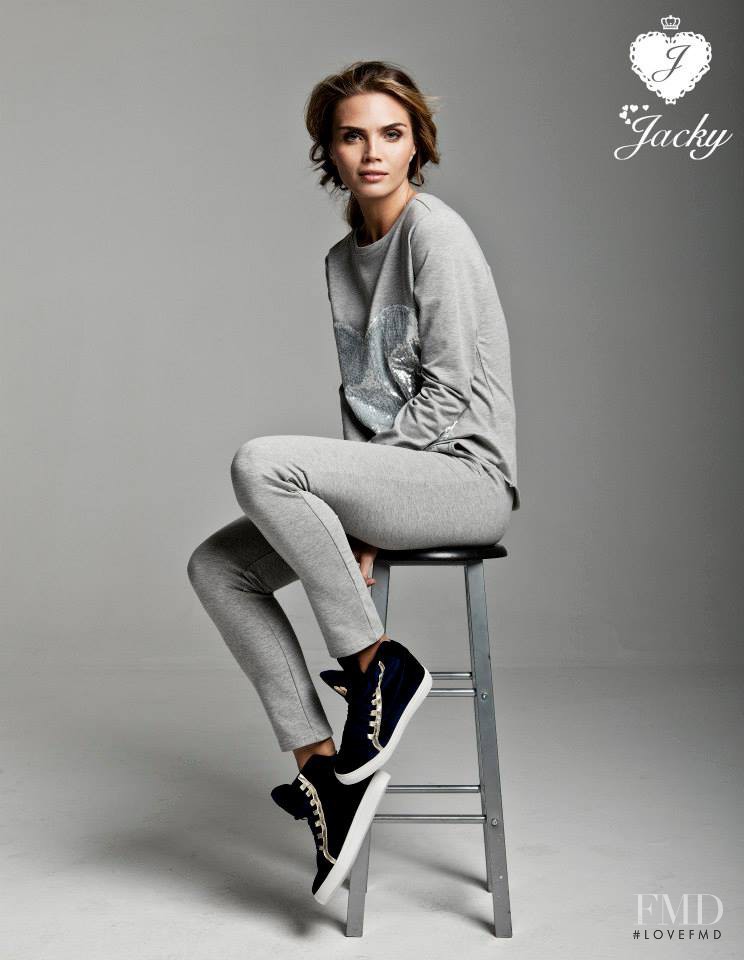 Kim Feenstra featured in  the Jacky Luxury advertisement for Autumn/Winter 2013