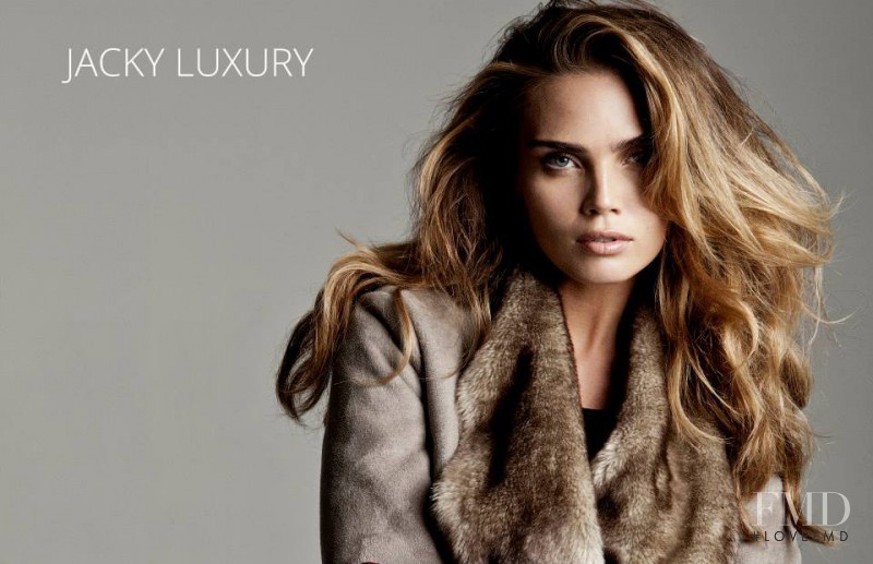 Kim Feenstra featured in  the Jacky Luxury advertisement for Autumn/Winter 2013