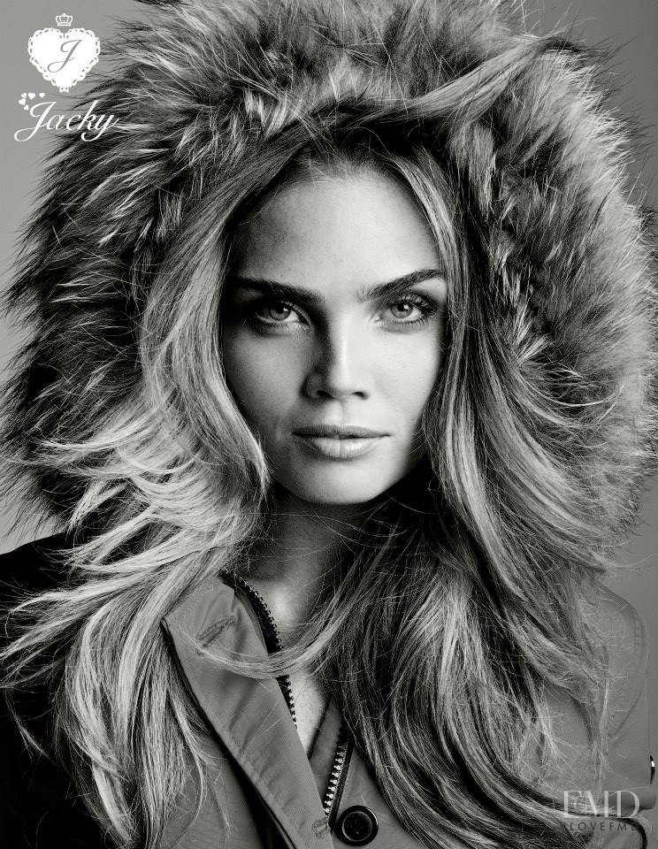 Kim Feenstra featured in  the Jacky Luxury advertisement for Autumn/Winter 2013