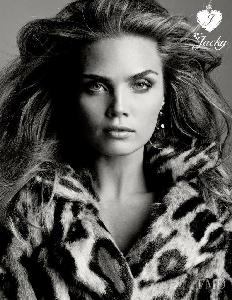 Kim Feenstra featured in  the Jacky Luxury advertisement for Autumn/Winter 2013