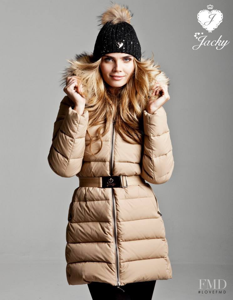 Kim Feenstra featured in  the Jacky Luxury advertisement for Autumn/Winter 2013